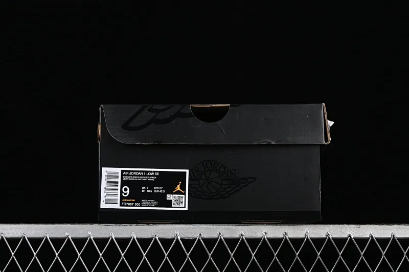 All categories Air Jordan Jordan series basketball shoes Air Jordan 1 Low G version pure original Air Jordan 1 Low AJ1 Joe 1 white green low-top cultural casual sneakers FQ7687-300